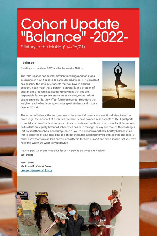 Cohort Update "Balance" -2022-