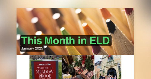 This Month in ELD