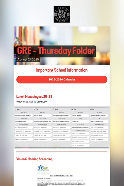 GRE - Thursday Folder
