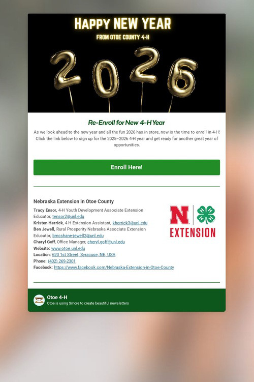 WWN - Time to enroll in 4-H!