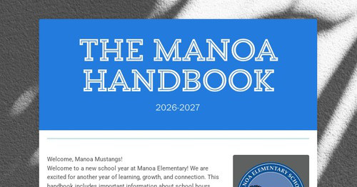 The Manoa Handbook