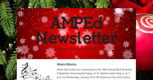 AMPEd Newsletter