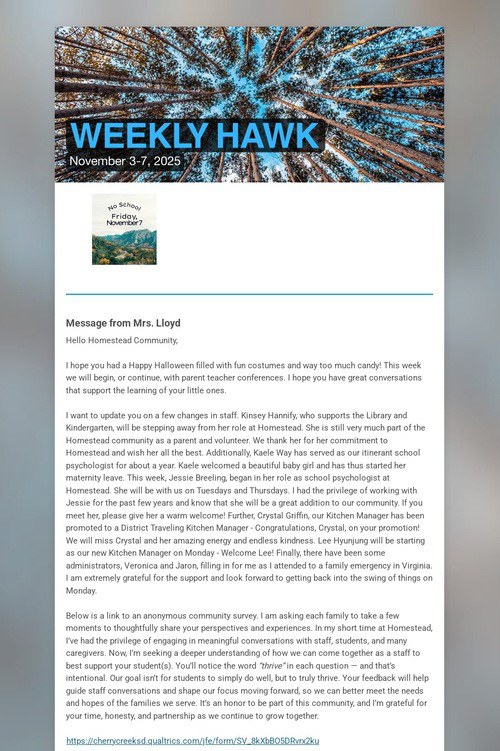 WEEKLY HAWK