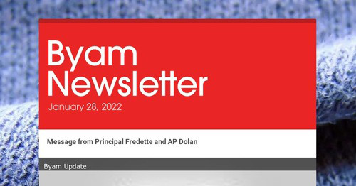 Byam Newsletter