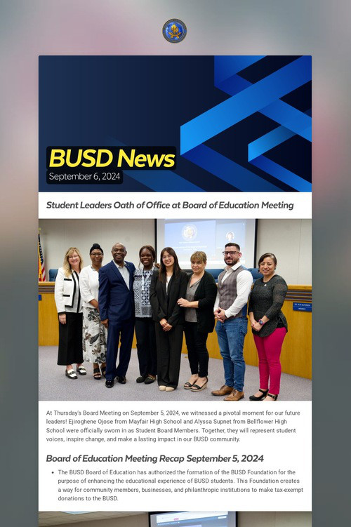 BUSD News