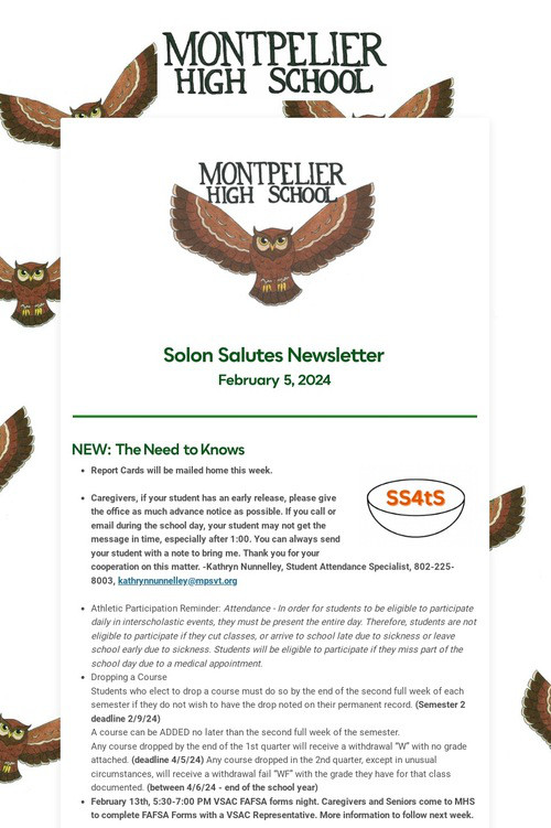 Solon Salutes