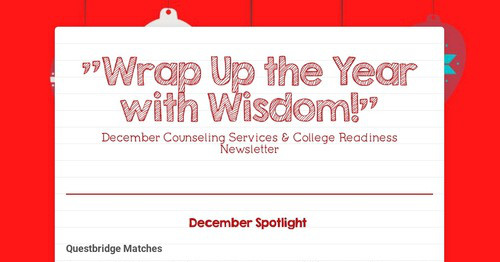 "Wrap Up the Year with Wisdom!"