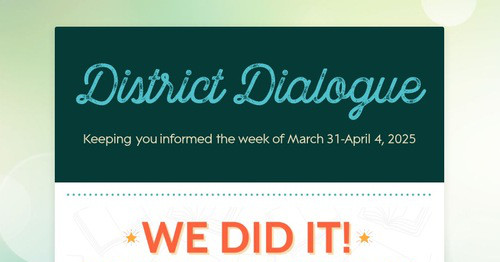 District Dialogue