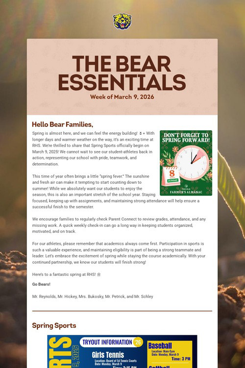 THE BEAR ESSENTIALS