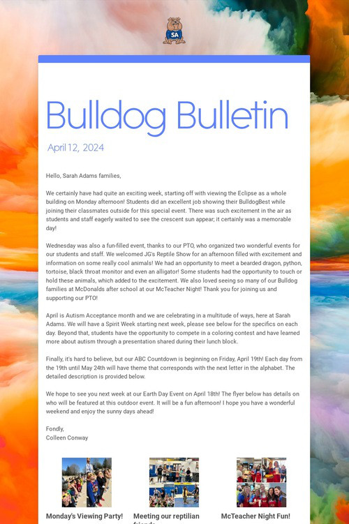 Bulldog Bulletin