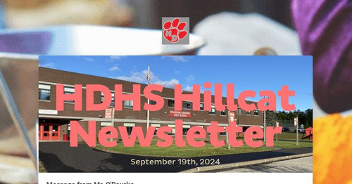 HDHS Hillcat Newsletter