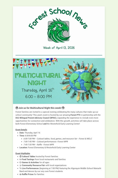 Forest School News (4.12.26)