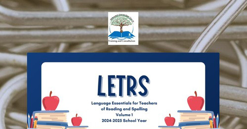 LETRS, Volume 1