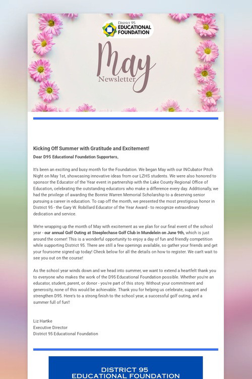 May Newsletter