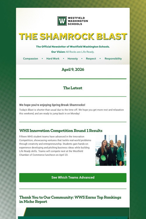 The Shamrock Blast 4/9/2026