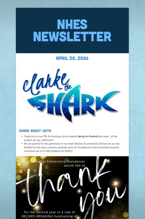 NHES Newsletter