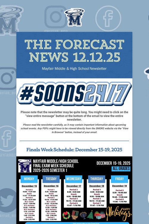 THE FORECAST News 12.12.25