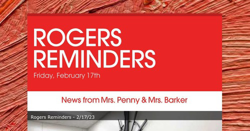 ROGERS REMINDERS