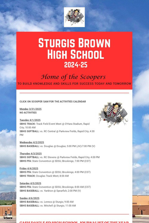 STURGIS BROWN HIGH SCHOOL