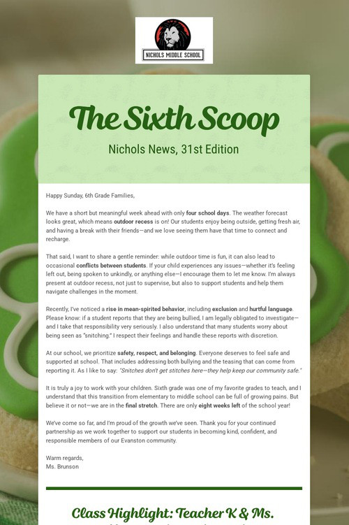 The Sixth Scoop