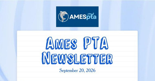 Ames PTA Newsletter