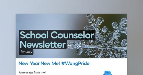 School Counselor Newsletter