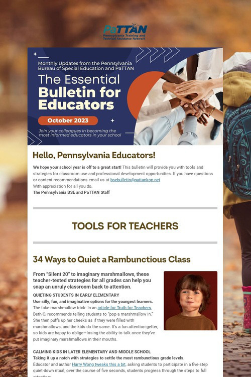 Essential Bulletin for Educators