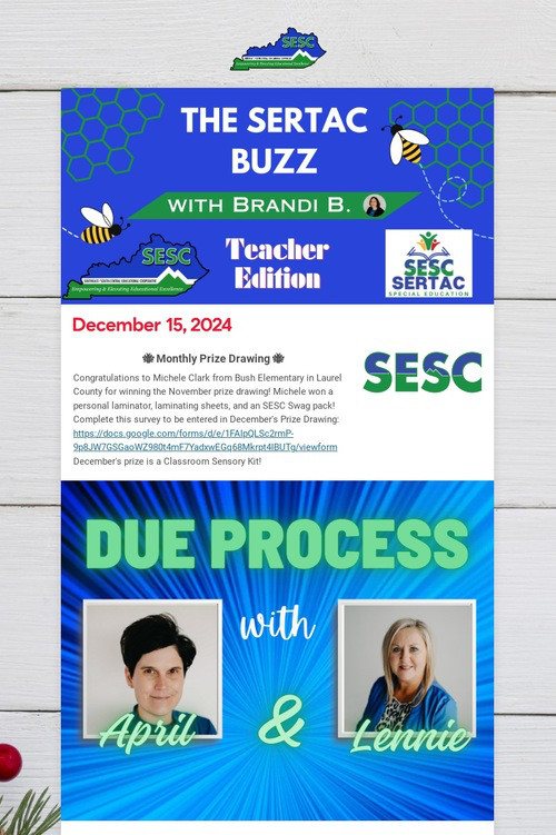 The SERTAC Buzz- Teacher Edition