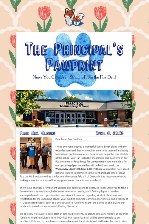 The Principal's Pawprint