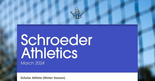 Schroeder Athletics