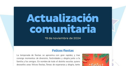 Actualización comunitaria