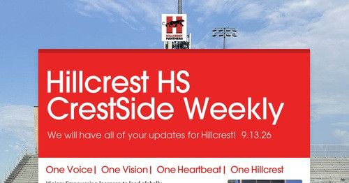 Hillcrest HS CrestSide Weekly