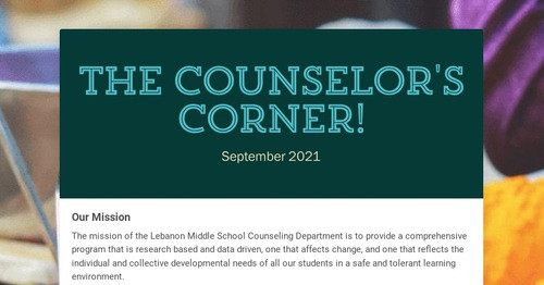 The Counselor's Corner!