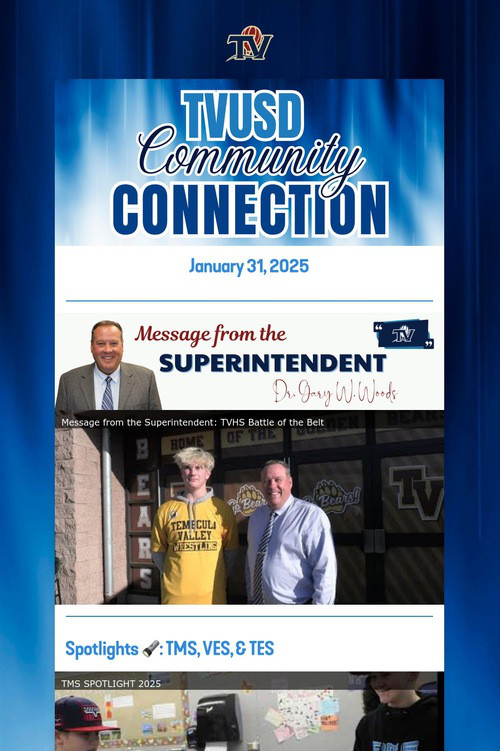 TVUSD COMMUNITY CONNECTION