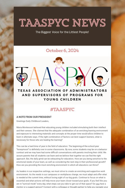 TAASPYC News