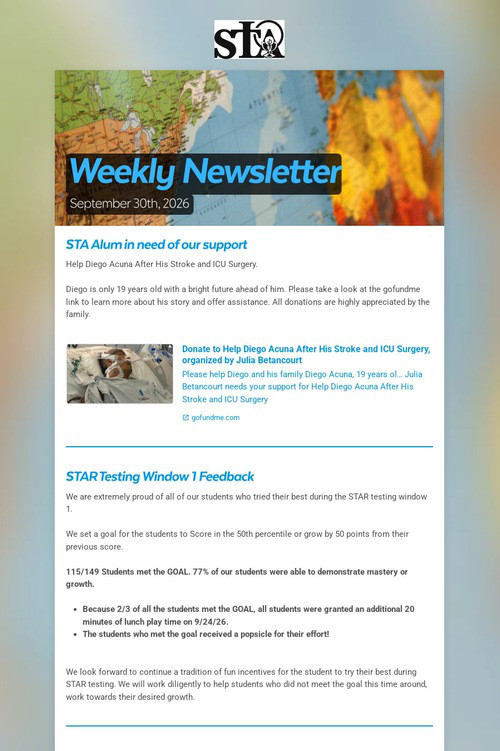 Weekly Newsletter