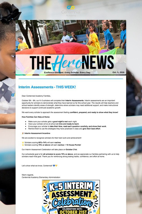 Centennial HERO News Oct. 5, 2026