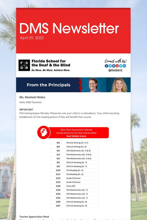 DMS Newsletter