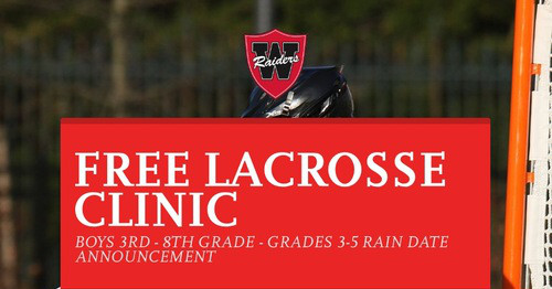 FREE LACROSSE CLINIC