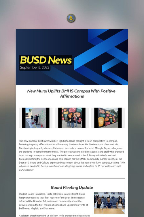BUSD News