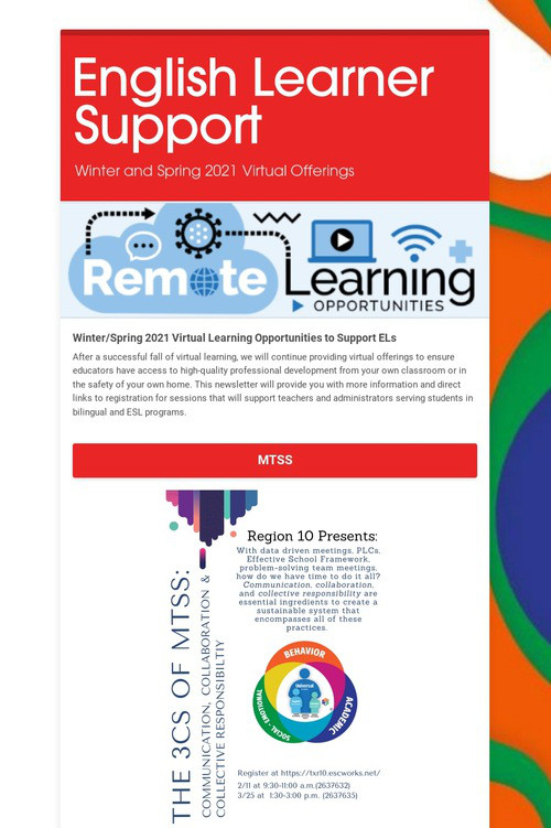 English Learner Support