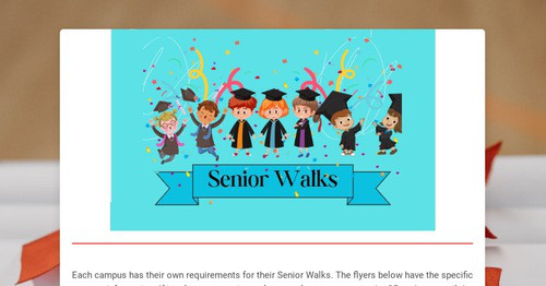 NISD Senior Walks