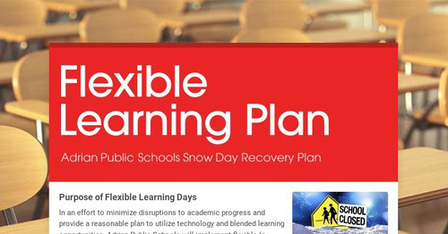 Flexible Learning Plan