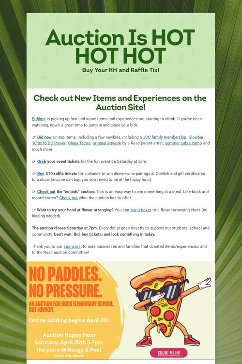 Auction Is HOT HOT HOT