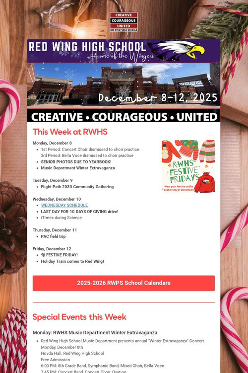 RWHS Student Newsletter