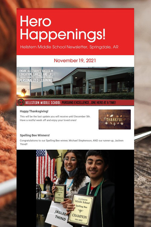 Hero Happenings!