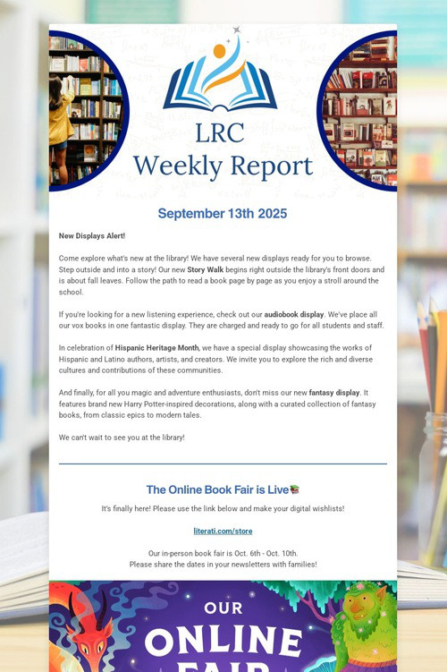 LRC Weekly Update