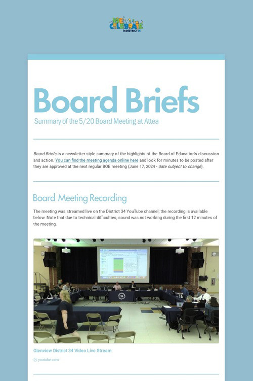 Board Briefs