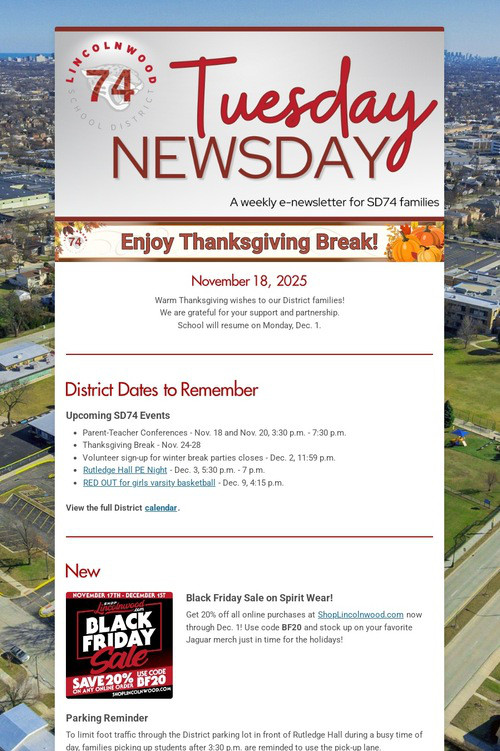 Tuesday Newsday