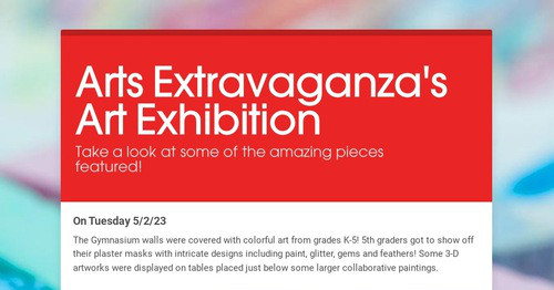 Arts Extravaganza's Art Exhibition
